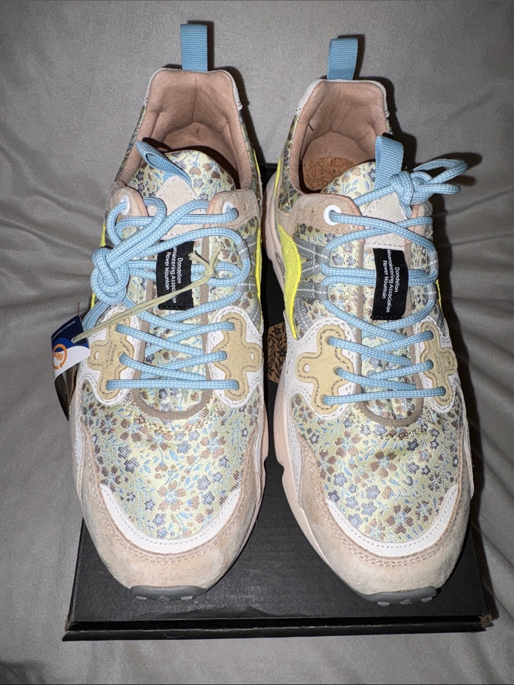 NWT Flower Mountain Yamano 3 Sneaker in Cream Yellow - Picture 7 of 14